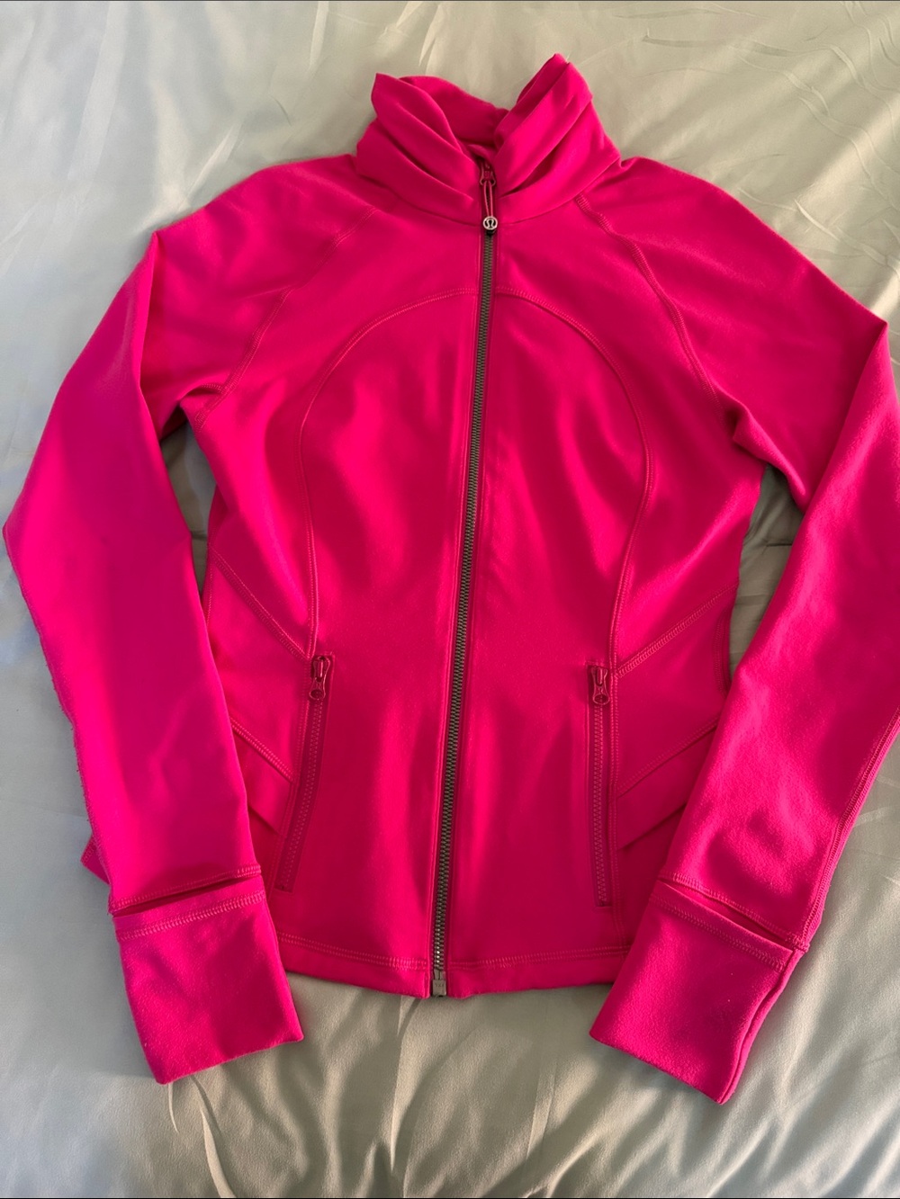 Lululemon Women’s Hot Pink Full-Zip Jacket size 6